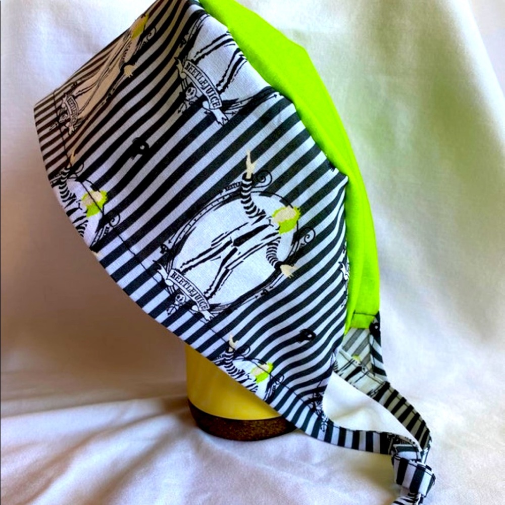 Surgical Scrub Cap Beetlejuice